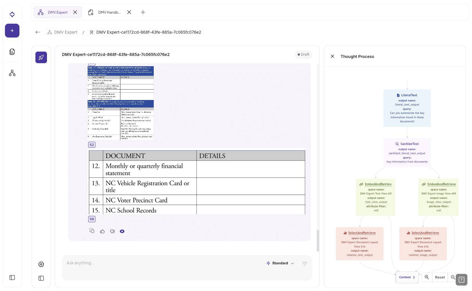 Corvic Agent Thought Process