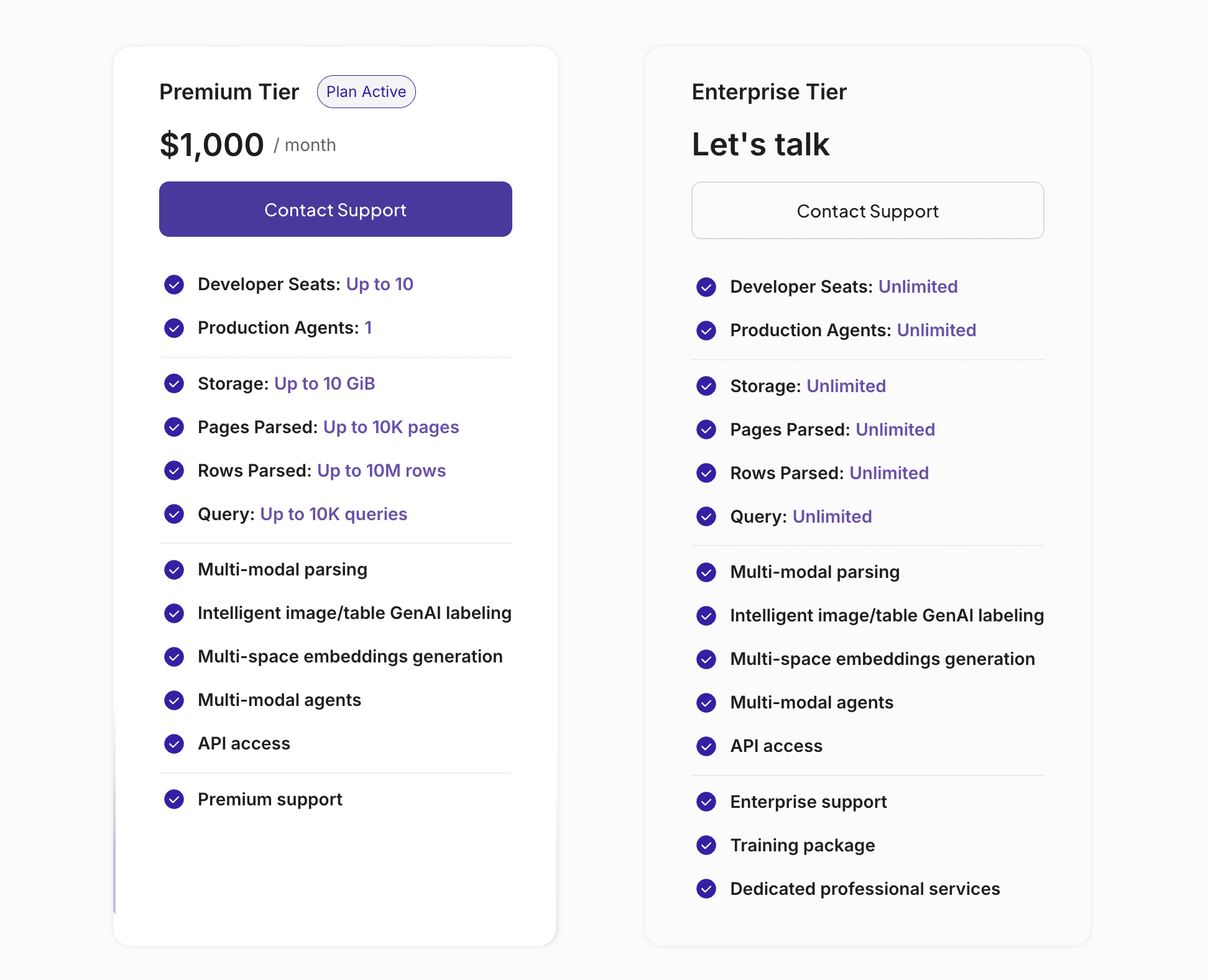 Corvic Subscription Plans